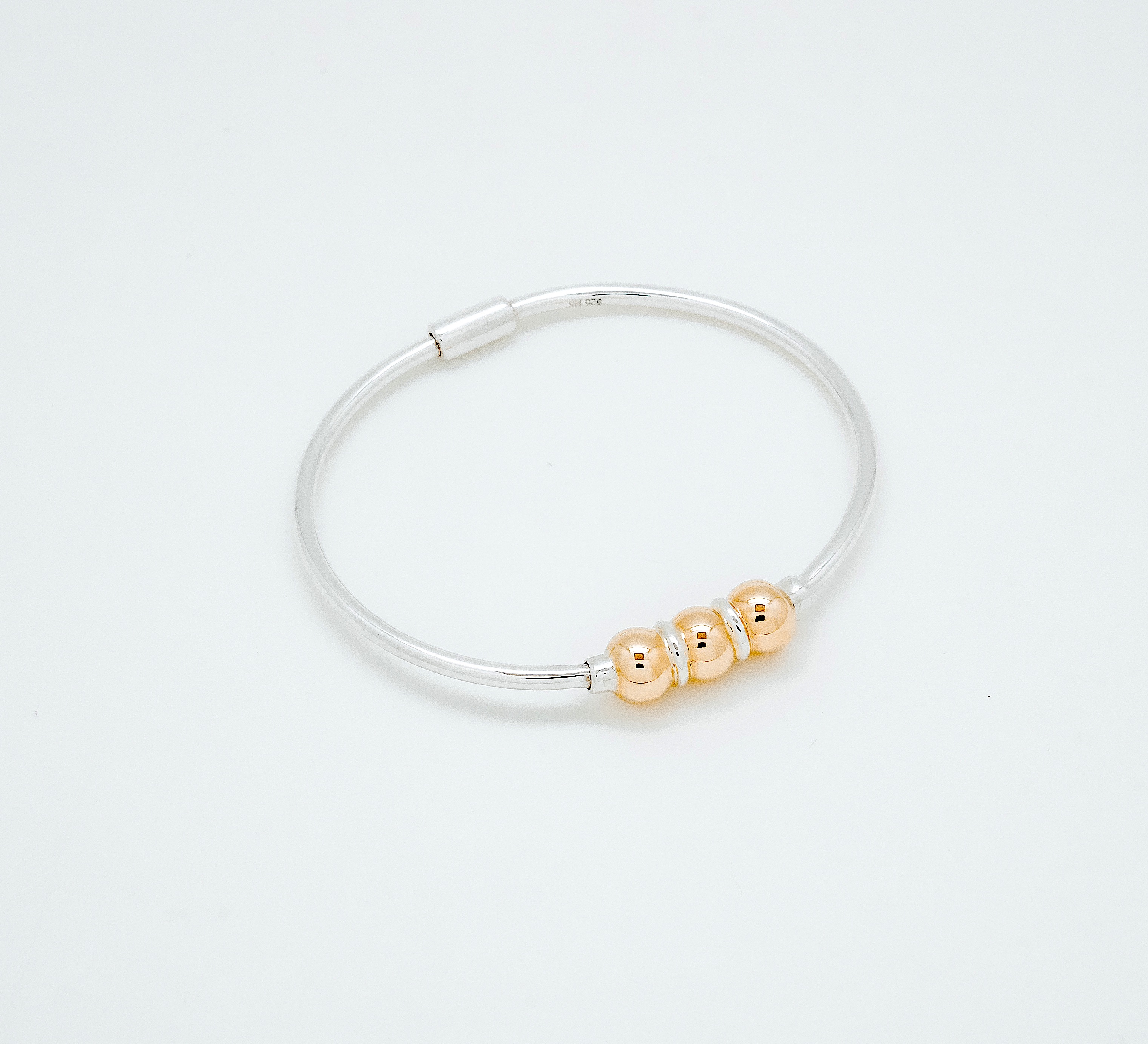 Triple Gold Ball Bracelet - The Silver Seahorse