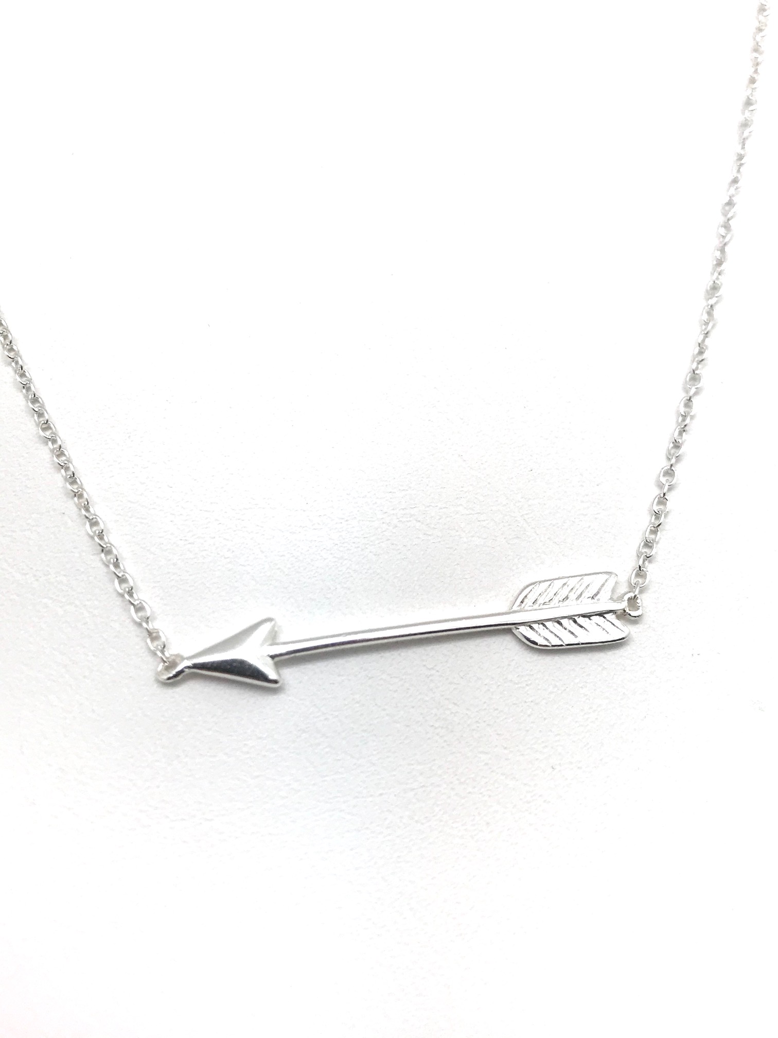 Small arrow necklace Arrow Silver chain necklace women Arrow necklace for woman in Sterling silver