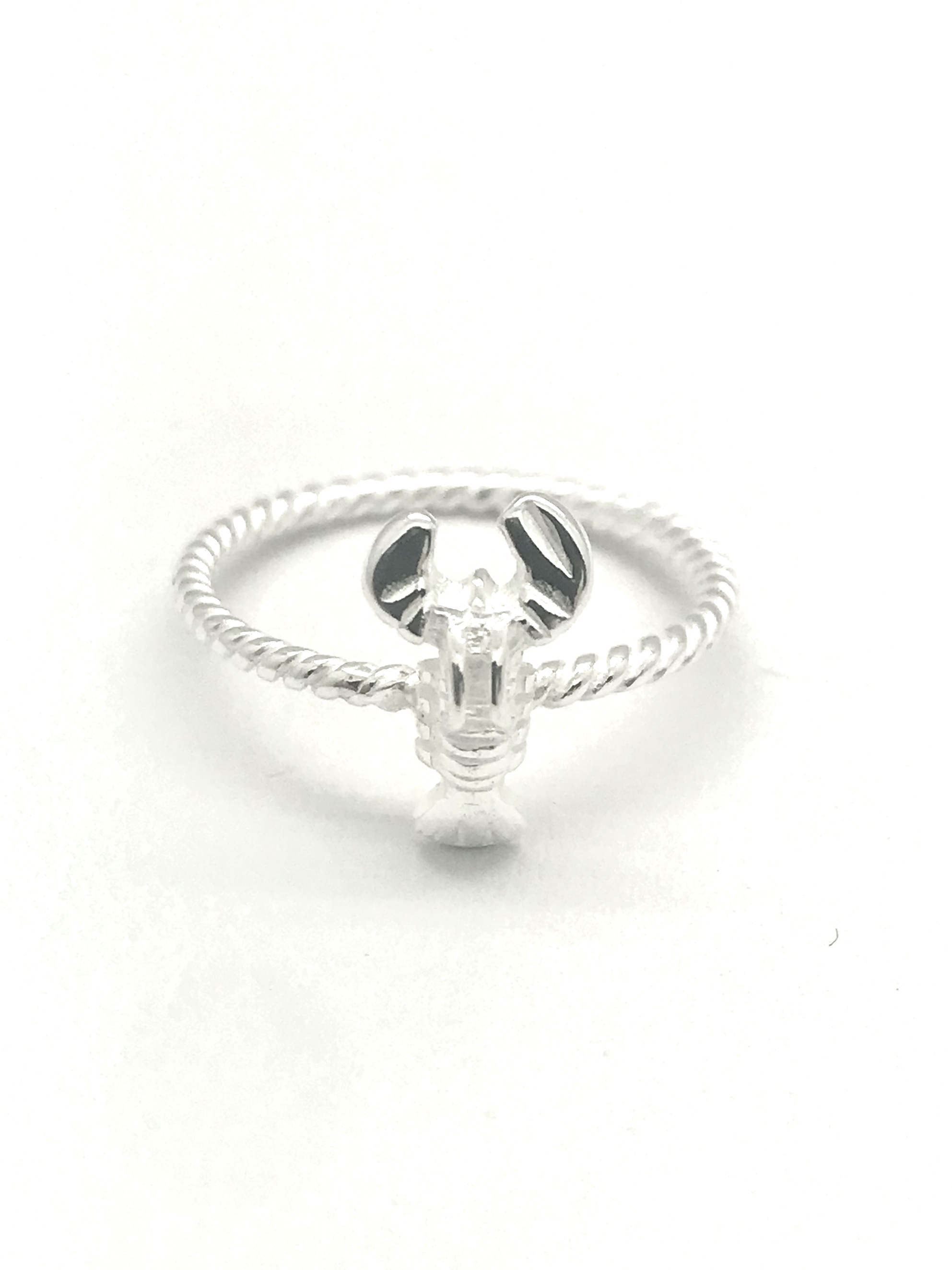 Mini Lobster Ring - The Silver Seahorse